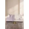 Özdilek Valioso Gri  Pembe Aile Seti Bornoz