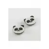 Panda Mıknatıslı Plastik Çocuk Küpesi