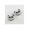 Panda Mıknatıslı Plastik Çocuk Küpesi