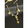 Papatya Taşlı Y Kolye