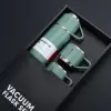 Paslanmaz Çelik Bardaklı Termos Seti 500 ML