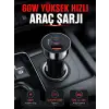 PD 30W Çift USB-C Araç Şarj Cihazı 60W Hızlı Şarj Adaptörü