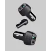 PD Destekli 38W Araç Şarj Başlığı Type-C + USB Çift Çıkış Hızlı Şarj