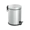 Pedallı 8lt Krom Metal Çöp Kovası Bx40