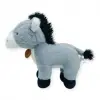 Peluş Hayvanlar Sesli 30 cm At - Gri - 1 ADET