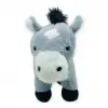 Peluş Hayvanlar Sesli 30 cm At - Gri - 1 ADET