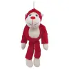Peluş Maymun 40 cm - Yumuşak Peluş - G5501 - Kırmızı - 1 ADET