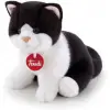 Peluş Siyah Beyaz Kedi 20 cm