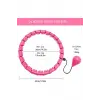 Pembe Hula Hoop Çember 24lü Hulahoop, Egzersiz Çemberi, Egzersiz