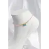Pembe Renk Boncuklu Balık Figürlü Halhal