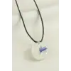 Peygamber Çiçeği Oval Epoksi Kolye