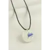 Peygamber Çiçeği Oval Epoksi Kolye