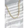 Pirinç Gold Renk 60 cm Zincir Kadın Kolye 5886