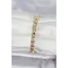 Pirinç Gold Renk Arpa Model Kadın Bileklik 5886