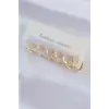 Pirinç Gold Renk Kalp Model Küpe Seti 5886