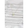 Pirinç Gold Renk Minimal Kutup Yıldızı Model Kadın Kolye