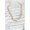 Pirinç Gold Renk Tifani Model Kadın Kolye 5886