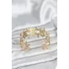 Pirinç Gold Renk Vintage Kadın Bileklik