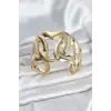 Pirinç Gold Renk Vintage Kadın Bileklik