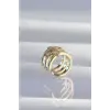 Pirinç Gold Renk Yonca Earcuff Küpe 5886