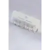 Pirinç Gümüş Renk Oval Küpe Seti