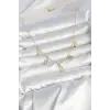 Pirinç Minimal Messika Model Zirkon Taşlı Kadın Kolye