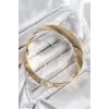 Pirinç Sarmal Model Gold Renk Pazu Bileklik 5886