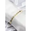 Pirinç VIP Seri Gold Renk Petek Model Kadın Bileklik