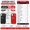 Plain Coloured Serisi Karışık Koli Kılıf Paketi – 100 Adet