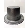 Plastik Parti Şapkası Gümüş Siml