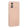 Po M4 Pro 4g Kılıf Nano İçi Kadife  - Pudra