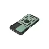 Po M4 Pro 4g Kılıf Pars Lens Yüzüklü  - Yeşil