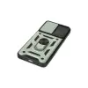 Po X3 Gt Kılıf Pars Lens Yüzüklü  - Yeşil