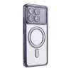 Po X6 Pro Joke Simli Magneticsafe Kılıf - Derin Mor