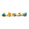 Poli Mini İnşaat Araçları 5li Set