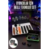 Powerbank Bluetooth Kulaklık Ve Akıllı Saat 7 Kordonlu Metal Kordon Plastik Kordon