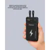 Powerbank Dahili Ekranlı 10000 mAh Çift Kablolu Yeni Nesil