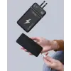Powerbank Dahili Ekranlı 10000 mAh Çift Kablolu Yeni Nesil