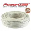 PowerGate CELL2 100mt, 2+1 (2x0,22+0,22) %100 Bakır, CCTV Güvenlik Kablosu