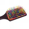 Pratik Renkli Uçlu Plastik Saç Fırçası Tarağı Ergonomik Tarak Bx40