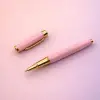 Premium Pembe Metal Roller Kalem