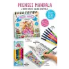Prenses Mandala - 6 Renk Keçeli Kalem ve 75 Adet Çıkartma Hediyeli 3+