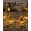 Ramazan Ay Işığı Secde Eden Adam Silüetli LED Peri Işığı
