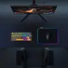 Rampage MP-23, BLITZ M RGB, 252x328x3mm, RGB Led, Gaming, MOUSE PAD (Siyah)
