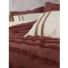 Ranforce Çift Kişilik Yatak Örtülü Nev Takımı Limi Rolf Tarçın