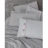 Ranforce Çift Kişilik Yatak Örtülü Nev Takımı Limi Siva Gri