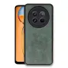 Realme 12 5g Kılıf Aras Deri Kapak - Koyu Yeşil