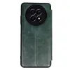 Realme 12 5g Kılıf Flip Cover - Koyu Yeşil