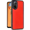 Realme 12 Lite Kılıf Aras Deri Kapak - Kırmızı