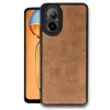 Realme 12 Lite Kılıf Aras Deri Kapak - Taba
